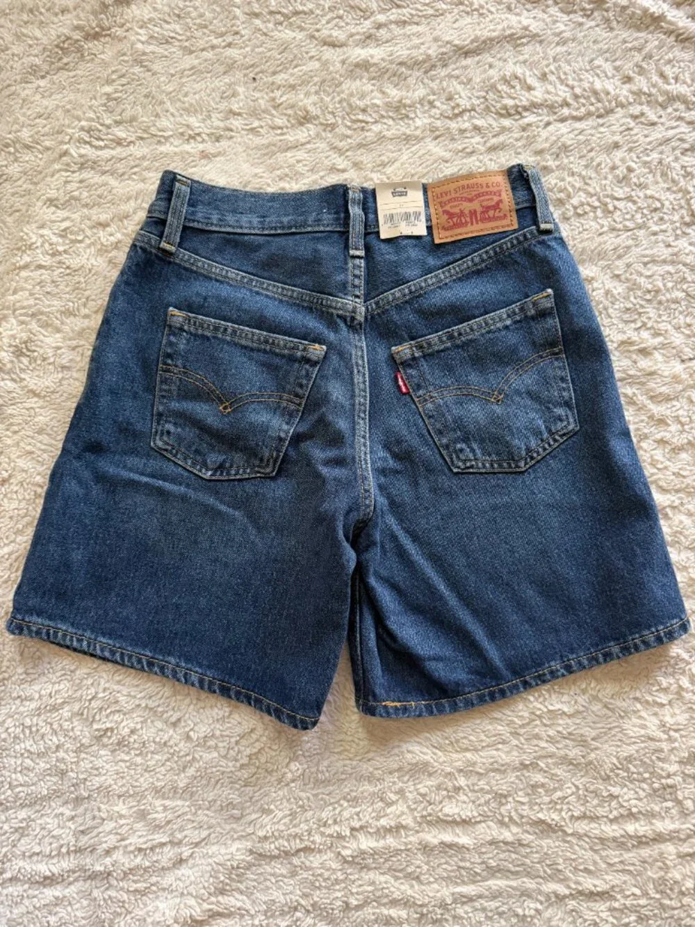 Levi’s '94 Baggy Wide Leg Shorts Dark Indigo NWT Size 24